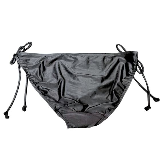 Swim Cacique Black Tie Bikini Swimsuit Vacation Bottoms Size 20 $49 Retail NWT - Picture 2 of 4